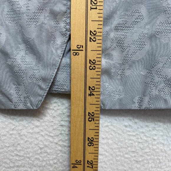 Lululemon Run Jacket Womens 10 Gray Floral Embossed Lightweight Full Zip - Picture 12 of 13